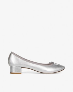 Repetto Camille Ballerinas Damen Silber | 90413-CZNU