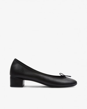 Repetto Camille sole rubber Ballerinas Damen Schwarz | 89145-AFOX