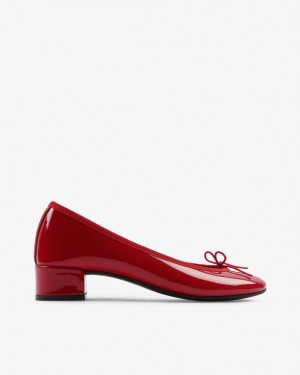 Repetto Camille sole rubber Ballerinas Damen Rot | 23056-PCYS