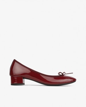 Repetto Camille sole rubber Ballerinas Damen Rot | 87629-QIRC