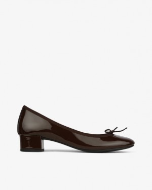 Repetto Camille sole rubber Ballerinas Damen Braun | 38745-WBZQ