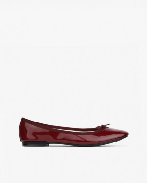 Repetto Cendrillon sole rubber Ballerinas Damen Rot | 71862-JUOH