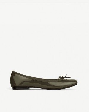 Repetto Cendrillon sole rubber Ballerinas Damen Grün | 31549-IXGU