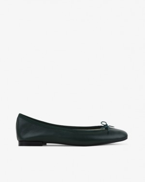 Repetto Cendrillon sole rubber Ballerinas Damen Dunkelgrün | 68940-AMJF