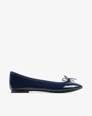 Repetto Cendrillon sole rubber Ballerinas Damen Blau | 50684-SNPV