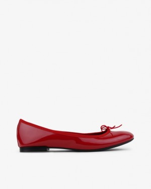 Repetto Cendrillon sole rubber Ballerinas Damen Rot | 50671-JQAN