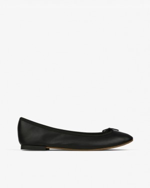 Repetto Cendrillon sole rubber Vegan Ballerinas Damen Schwarz | 86145-XOAK