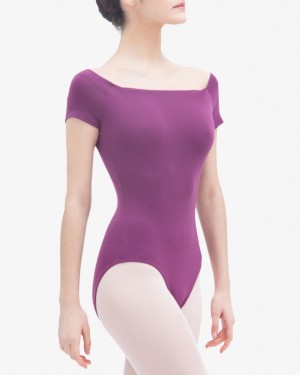 Repetto Kurzes sleeved Leotards Kinder Lila | 82015-DUKW