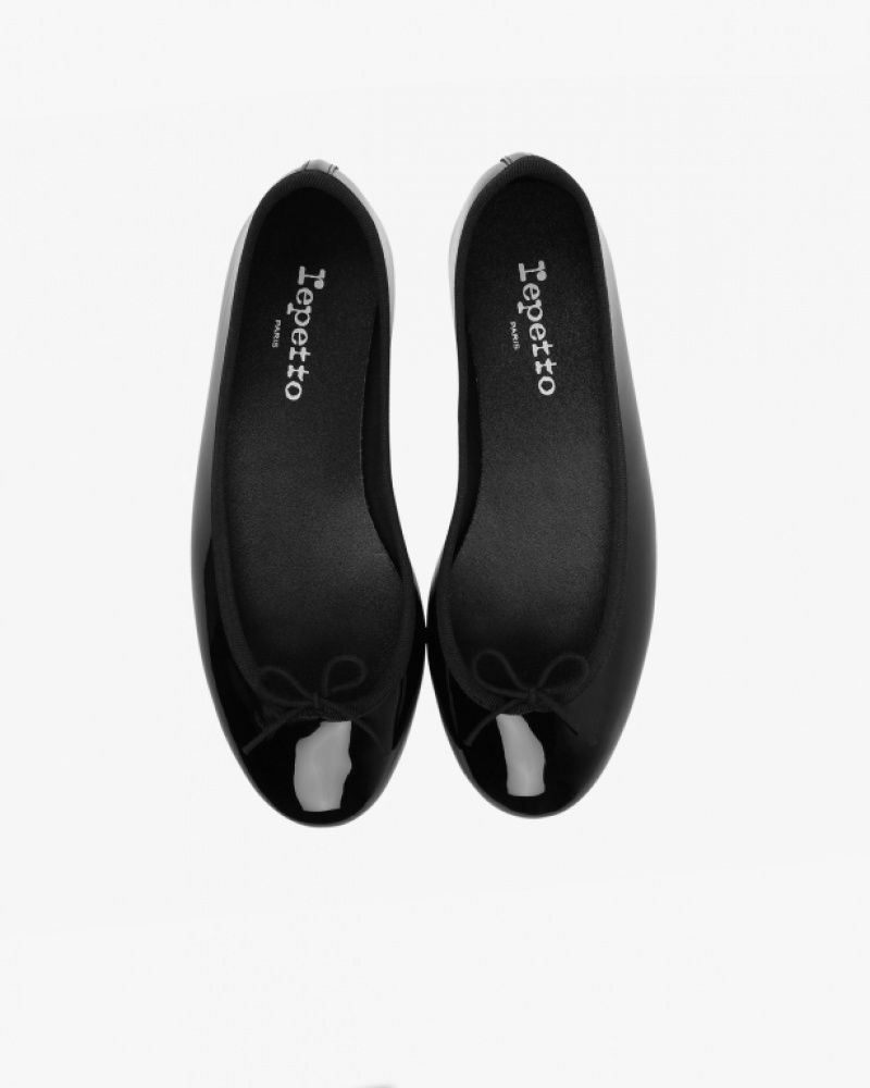 Repetto Cendrillon sole rubber Ballerinas Damen Schwarz | 73614-OTHQ