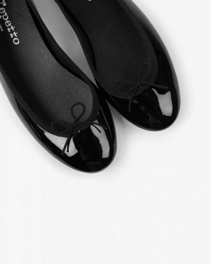 Repetto Cendrillon sole rubber Ballerinas Damen Schwarz | 73614-OTHQ