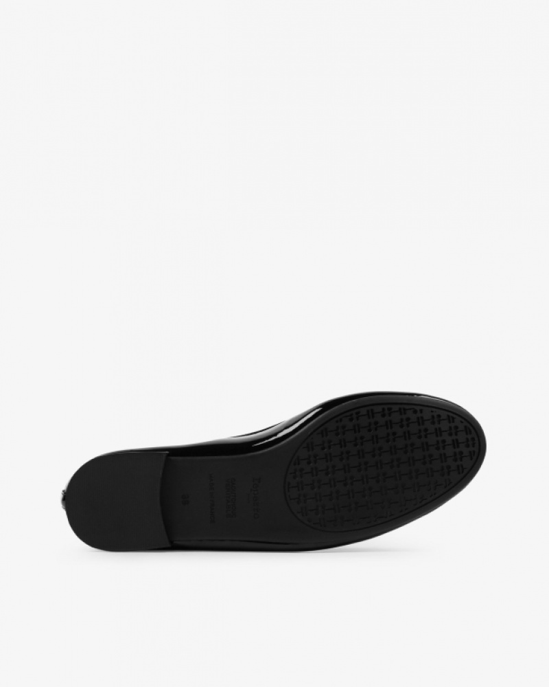 Repetto Cendrillon sole rubber Ballerinas Damen Schwarz | 73614-OTHQ